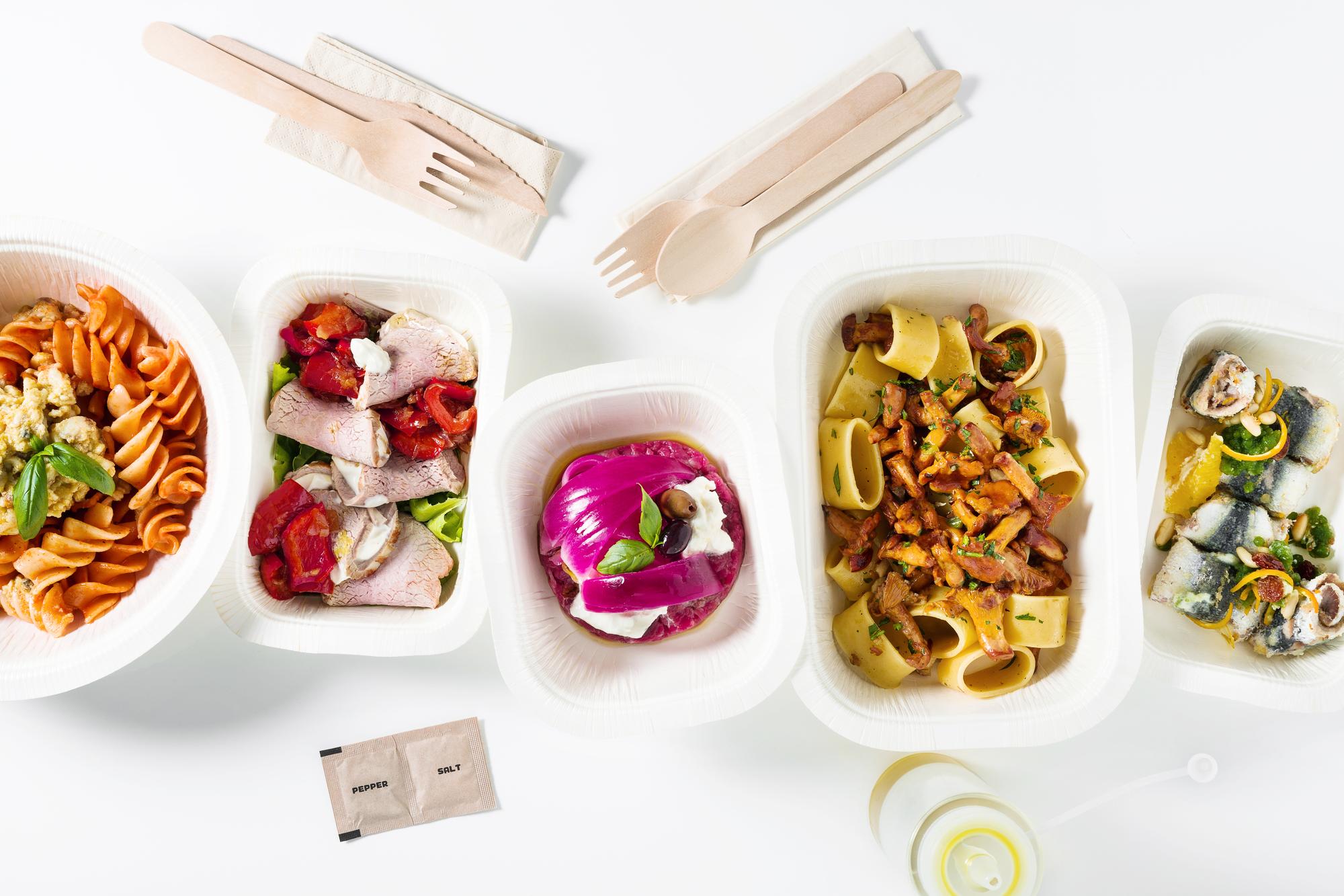 selection of meal boxes